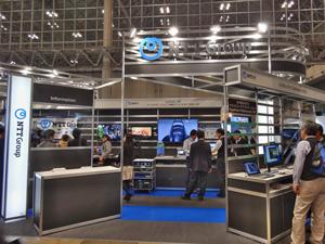 「Inter BEE 2013」NTTエレクトロニクスブースの外観