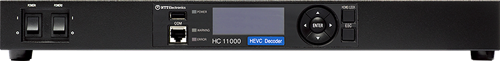 写真「HC11000D、HC11000D-4K(1RU Full)の正面パネル」